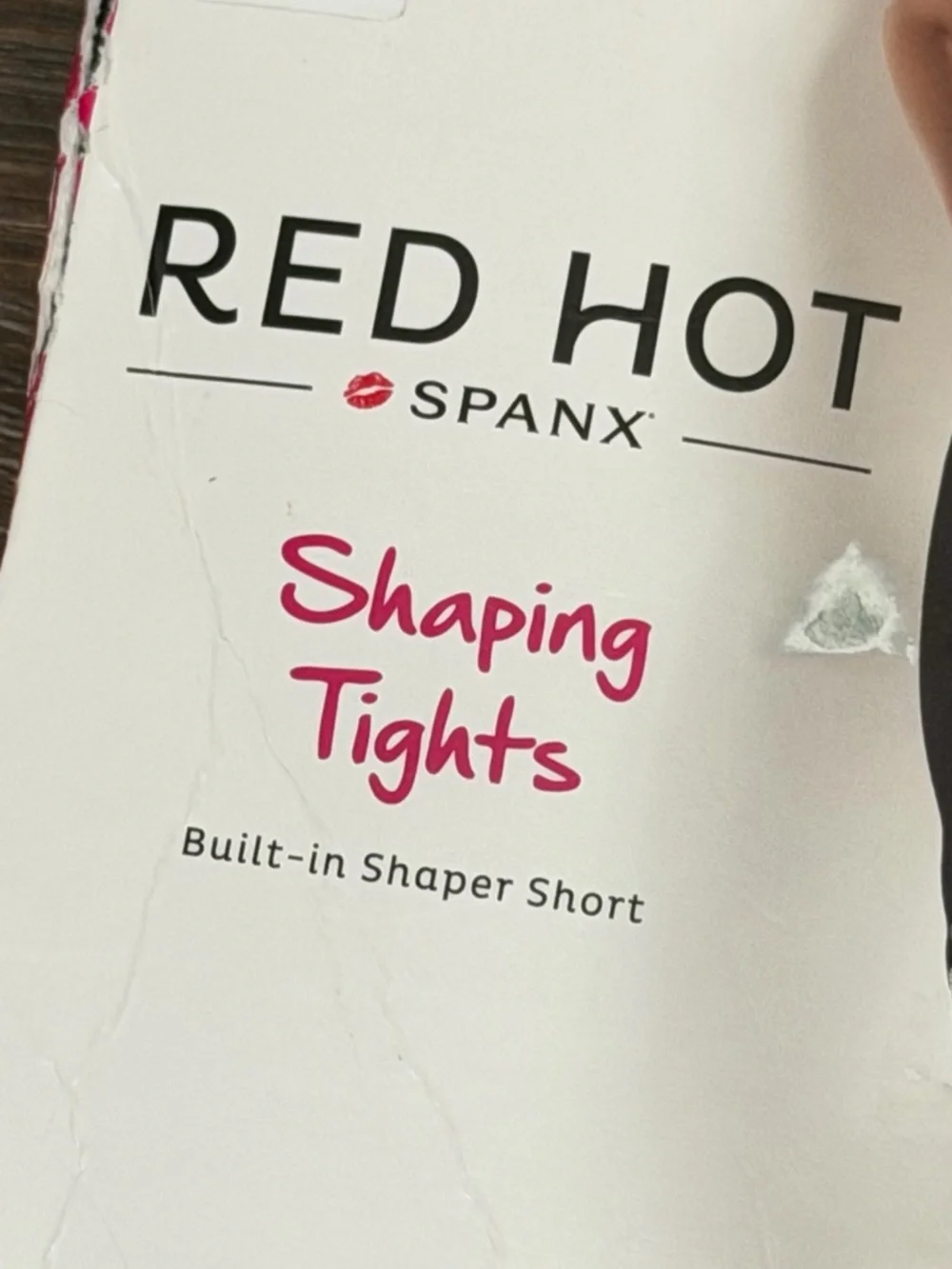 SPANX Red Hot Shaping Tights in Black